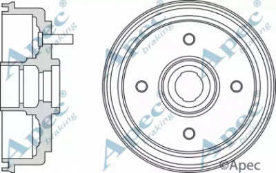 APEC BRAKING drm9982 -  Тормозной барабан